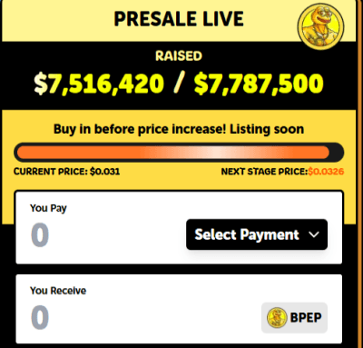 🐸 Bitcoin Pepe (BPEP) Presale Overview